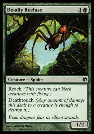 Deadly Recluse (Duel Decks: Heroes vs Monsters) Near Mint - Nick Nack's Full Frontal Attack