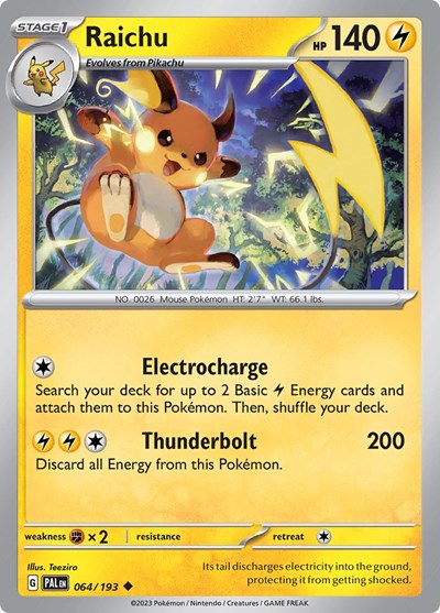 Raichu - 064 (SV02: Paldea Evolved) Near Mint
