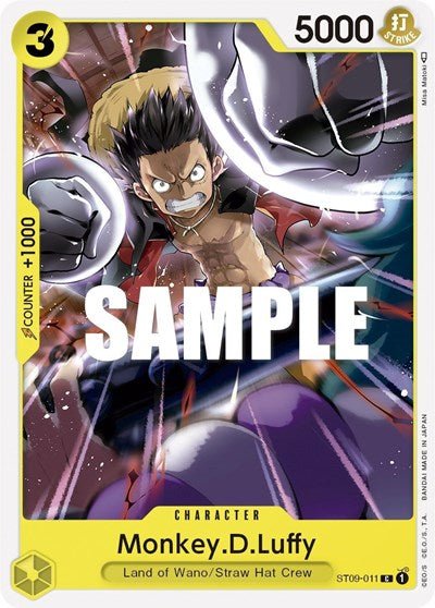 Monkey.D.Luffy (Starter Deck 9: Yamato) Near Mint - Nick Nack's Full Frontal Attack
