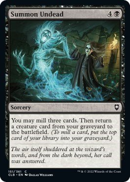 Summon Undead (Commander Legends: Battle for Baldur's Gate) Near Mint - Nick Nack's Full Frontal Attack