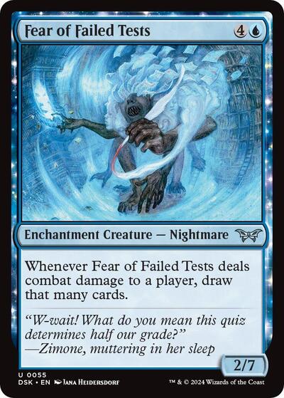 Fear of Failed Tests (Duskmourn: House of Horror) Near Mint - Nick Nack's Full Frontal Attack
