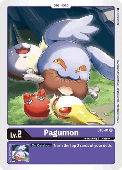 Pagumon (Starter Deck 06: Venomous Violet) Near Mint - Nick Nack's Full Frontal Attack