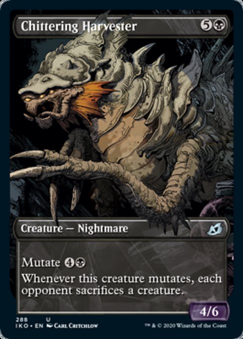 Chittering Harvester (Showcase) (Ikoria: Lair of Behemoths) Near Mint - Nick Nack's Full Frontal Attack