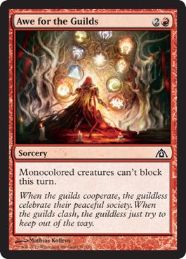Awe for the Guilds (Dragon's Maze) Near Mint - Nick Nack's Full Frontal Attack
