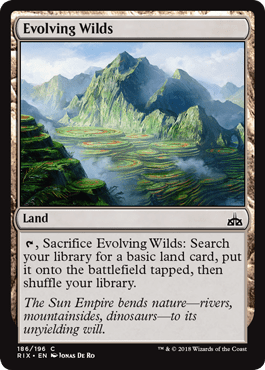 Evolving Wilds (Rivals of Ixalan) Near Mint - Nick Nack's Full Frontal Attack