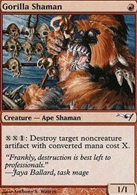 Gorilla Shaman (Coldsnap Theme Deck Reprints) Light Play - Nick Nack's Full Frontal Attack