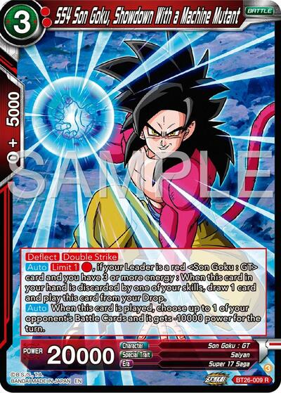 SS4 Son Goku, Showdown With a Machine Mutant (Ultimate Advent) Near Mint Foil