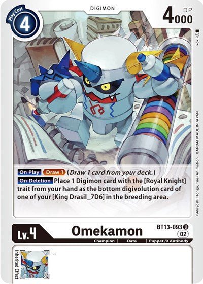 Omekamon (Versus Royal Knights) Near Mint - Nick Nack's Full Frontal Attack