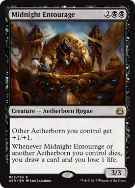 Midnight Entourage (Aether Revolt) Near Mint