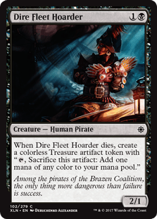 Dire Fleet Hoarder (Ixalan) Near Mint - Nick Nack's Full Frontal Attack