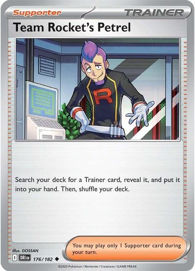 Team Rocket's Petrel - 176 (SV10: Destined Rivals) Near Mint Reverse Holofoil