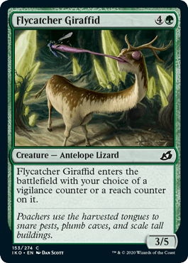Flycatcher Giraffid (Ikoria: Lair of Behemoths) Near Mint - Nick Nack's Full Frontal Attack