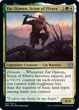 Zar Ojanen, Scion of Efrava (Dominaria United) Near Mint - Nick Nack's Full Frontal Attack