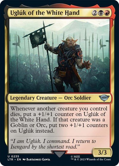 Ugluk of the White Hand (Universes Beyond: The Lord of the Rings: Tales of Middle-earth) Near Mint - Nick Nack's Full Frontal Attack