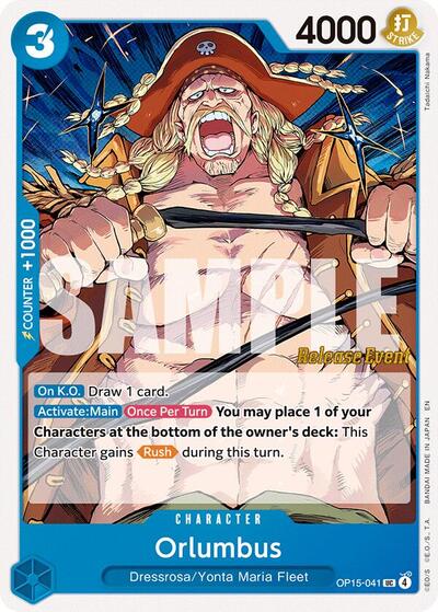 Orlumbus (Adventure on Kami's Island Release Event Cards) Near Mint - Nick Nack's Full Frontal Attack