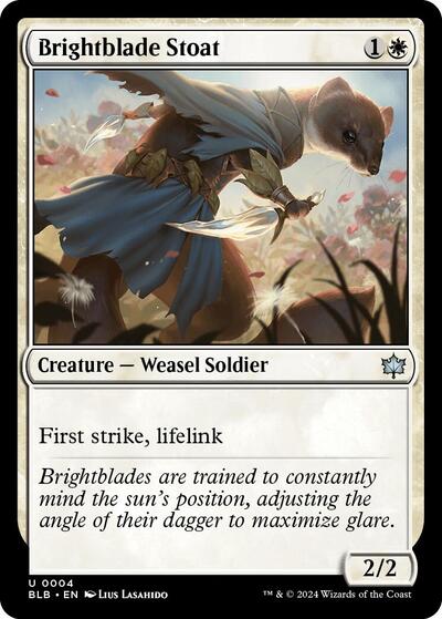 Brightblade Stoat (Bloomburrow) Near Mint