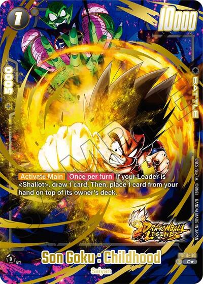 Son Goku : Childhood (Bonus Pack Alternate Art) (Starter Deck 9: Shallot) Near Mint Holofoil