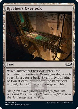 Riveteers Overlook (Streets of New Capenna) Near Mint - Nick Nack's Full Frontal Attack