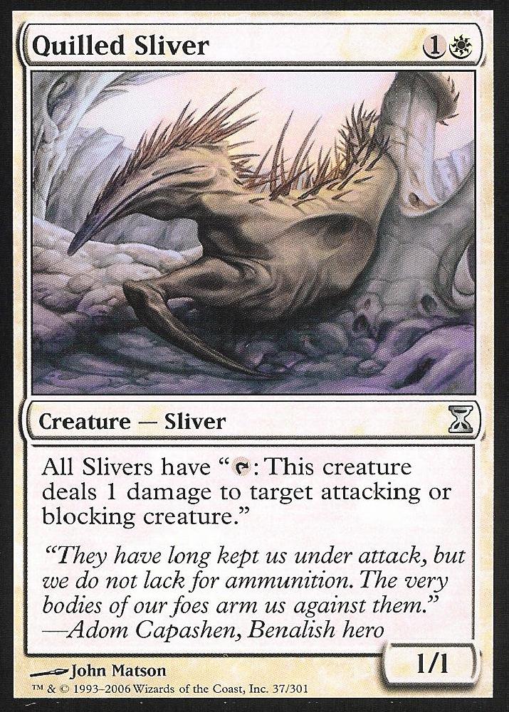 Quilled Sliver (Time Spiral) Near Mint - Nick Nack's Full Frontal Attack