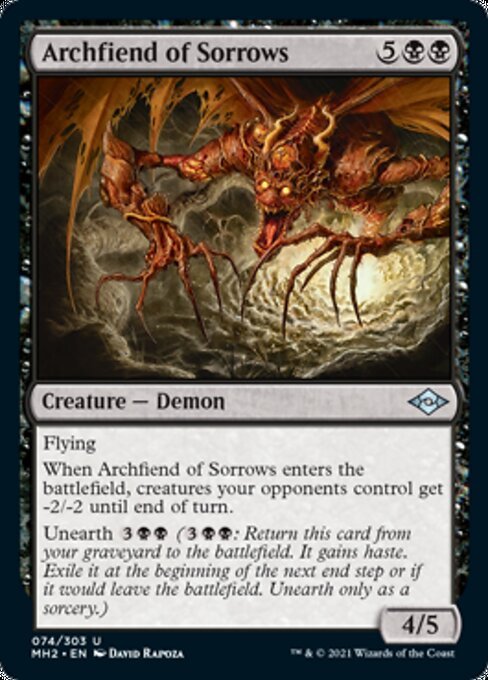 Archfiend of Sorrows (Modern Horizons 2) Near Mint - Nick Nack's Full Frontal Attack