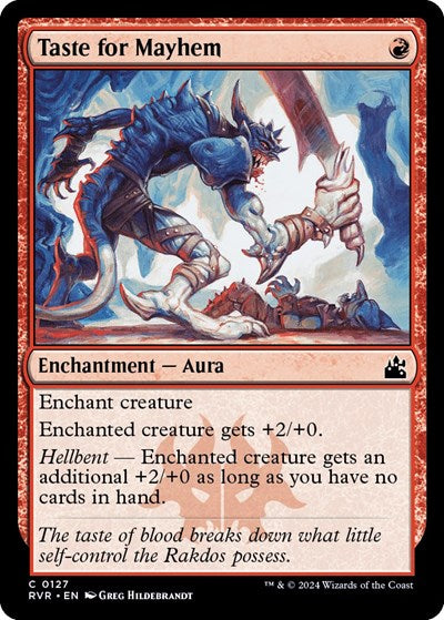 Taste for Mayhem (Ravnica Remastered) Near Mint - Nick Nack's Full Frontal Attack