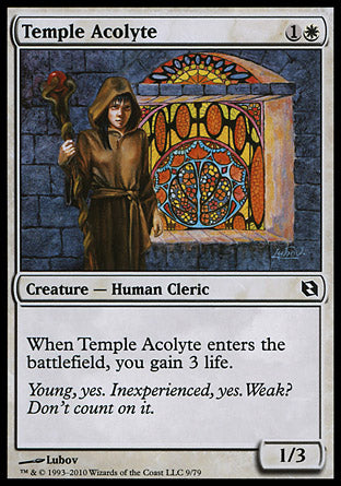 Temple Acolyte (Duel Decks: Elspeth vs Tezzeret) Near Mint