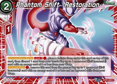 Phantom Shift -Restoration- (Impact Beyond Dimensions) Near Mint
