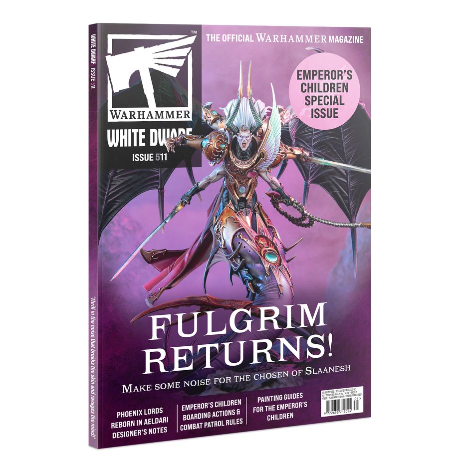 Warhammer White Dwarf Issue 511 (April 2025) Magazine - Nick Nack's Full Frontal Attack