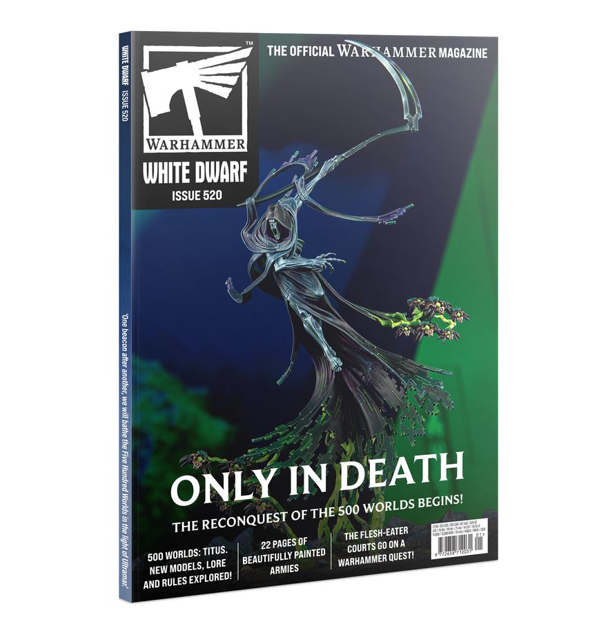 Warhammer White Dwarf Issue 520 (January 2026) Magazine - Nick Nack's Full Frontal Attack
