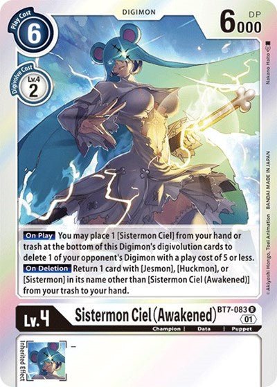 Sistermon Ciel (Awakened) (The Next Adventure) Near Mint FOil - Nick Nack's Full Frontal Attack