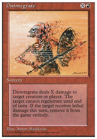 Disintegrate (4th Edition) Light Play - Nick Nack's Full Frontal Attack