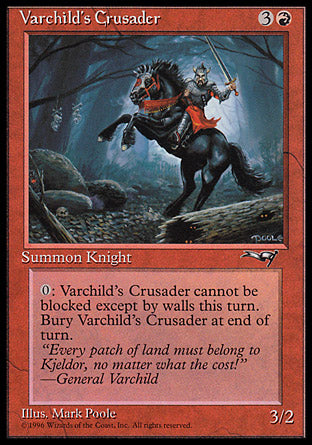 Varchild's Crusader (In Forest) (Alliances) Light Play - Nick Nack's Full Frontal Attack