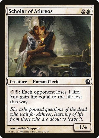 Scholar of Athreos (Theros) Near Mint - Nick Nack's Full Frontal Attack