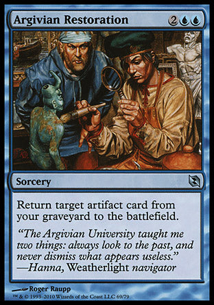 Argivian Restoration (Duel Decks: Elspeth vs Tezzeret) Near Mint