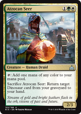 Atzocan Seer (Rivals of Ixalan) Near Mint - Nick Nack's Full Frontal Attack