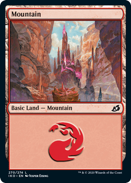 Mountain (270) (Ikoria: Lair of Behemoths) Near Mint - Nick Nack's Full Frontal Attack