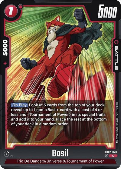 Basil (Blazing Aura) Near Mint