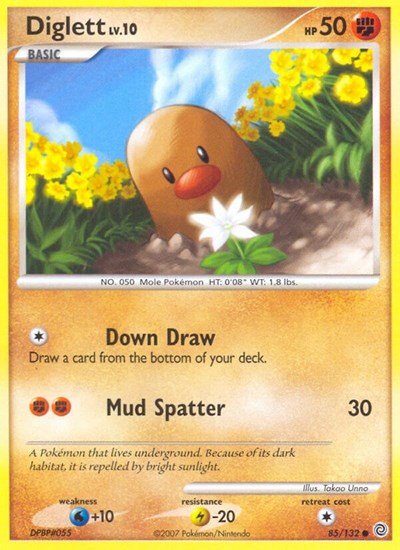 Diglett (Secret Wonders) Heavy Play - Nick Nack's Full Frontal Attack
