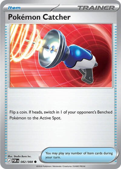 Pokemon Catcher (ME03: Perfect Order) Near Mint - Nick Nack's Full Frontal Attack
