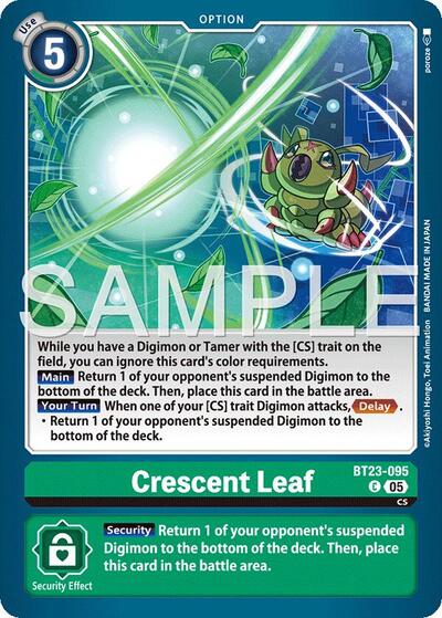Crescent Leaf (Hackers' Slumber) Near Mint - Nick Nack's Full Frontal Attack