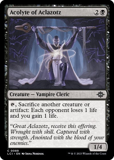 Acolyte of Aclazotz (The Lost Caverns of Ixalan) Near Mint Foil