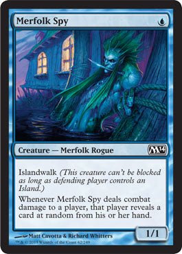 Merfolk Spy (Magic 2014 Core Set) Near Mint - Nick Nack's Full Frontal Attack
