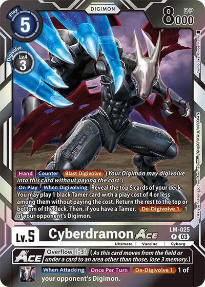 Cyberdramon ACE (Special Limited Set) Near Mint Foil