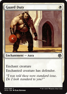 Guard Duty (Iconic Masters) Near Mint - Nick Nack's Full Frontal Attack