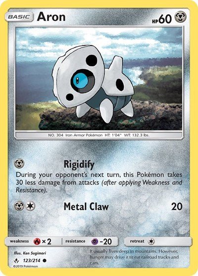 Aron (SM - Unbroken Bonds) Near Mint - Nick Nack's Full Frontal Attack