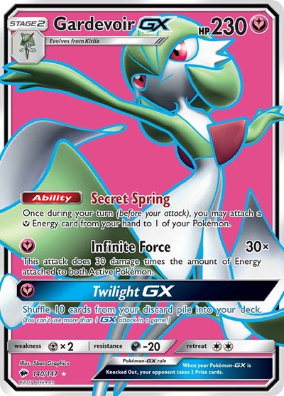 Gardevoir GX (Full Art) (SM - Burning Shadows) Near Mint Holofoil
