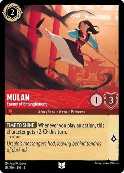 Mulan - Enemy of Entanglement (Ursula's Return) Near Mint - Nick Nack's Full Frontal Attack