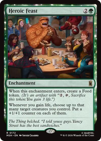 Heroic Feast (Marvel Super Heroes) Near Mint - Nick Nack's Full Frontal Attack