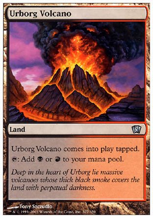 Urborg Volcano (8th Edition) Near Mint - Nick Nack's Full Frontal Attack
