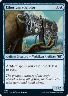 Etherium Sculptor (Commander: Kamigawa: Neon Dynasty) Near Mint - Nick Nack's Full Frontal Attack